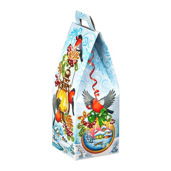 Сладкий новогодний подарок Зимний день