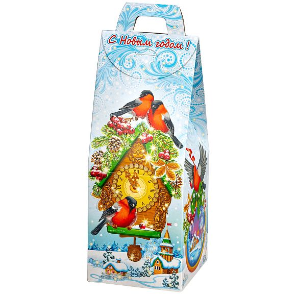 Сладкий новогодний подарок Зимний день